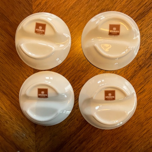 NIB Stokes Signature Home 4-Piece Set of Divided Sushi Dishes in Take-Out Box - Picture 6 of 7